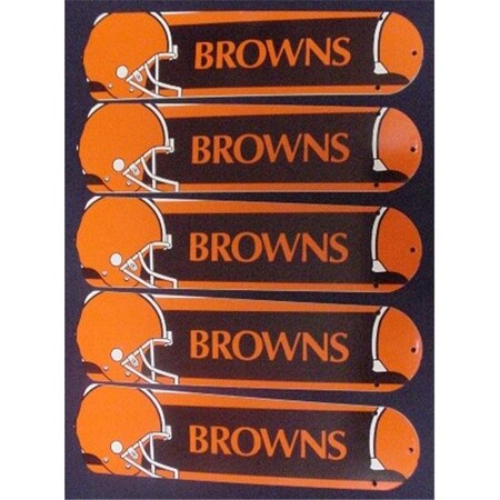 Ceiling Fan Designers Ceiling Fan Designers 52SET-NFL-CLE NFL Cleveland Browns 52 In. Ceiling Fan Blades Only 52SET-NFL-CLE